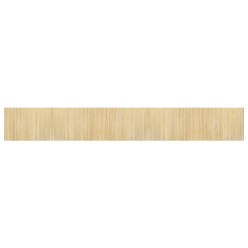 Vidaxx tapis rectangulaire 70x500 cm bambou naturel clair