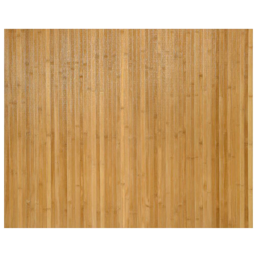 Vidaxx tapis rectangulaire 80x100 cm bambou naturel