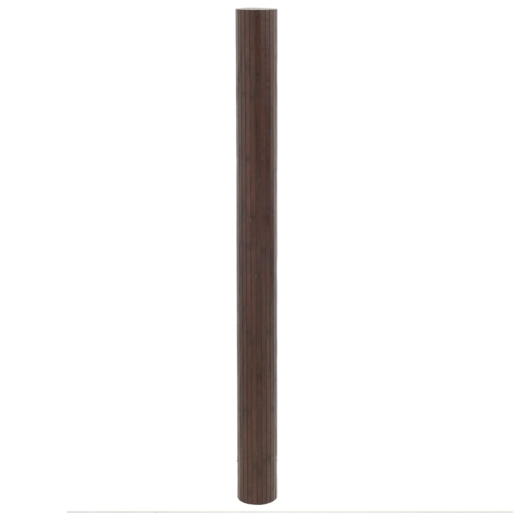 Vidaxx tapis rectangulaire 80x100 cm bambou marron foncé