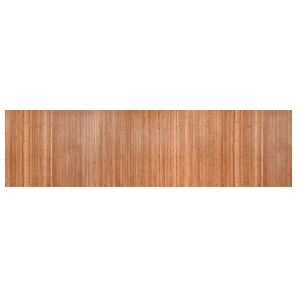 VidaXL Tapis rectangulaire 80x300 cm bambou naturel