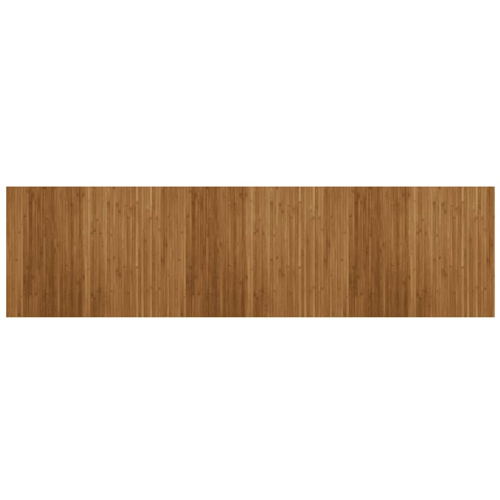 Vidaxx tapis rectangulaire 80x300 cm bambou marron