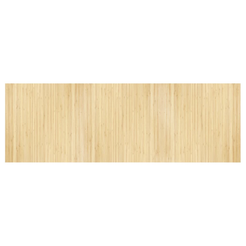 Vidaxx tapis rectangulaire 100x300 cm bambou naturel clair
