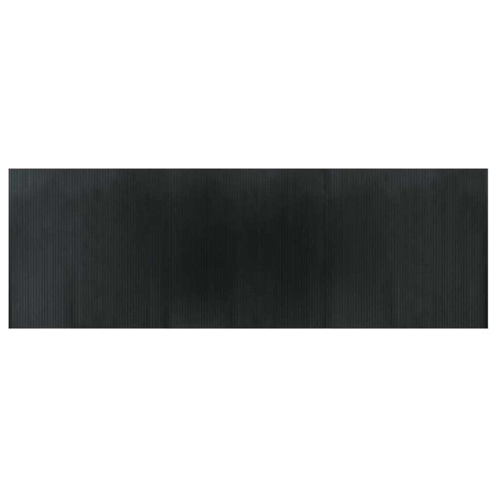 Vidaxx tapis rectangulaire 100x300 cm bambou gris