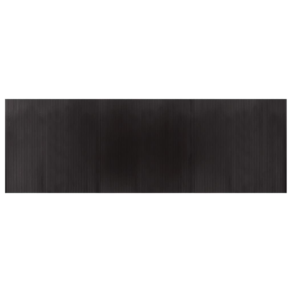 Vidaxx tapis rectangulaire 100x300 cm bambou marron foncé