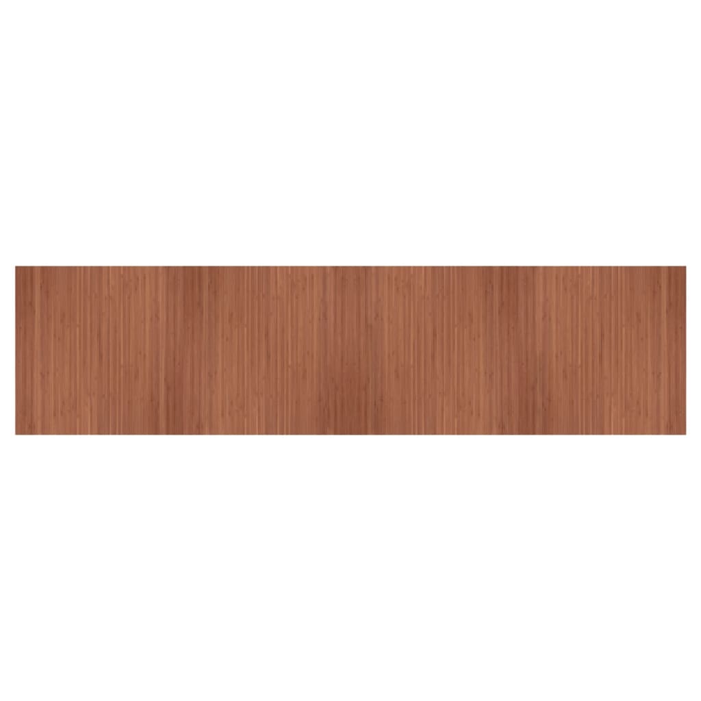 Vidaxx tapis rectangulaire 100x400 cm bambou marron