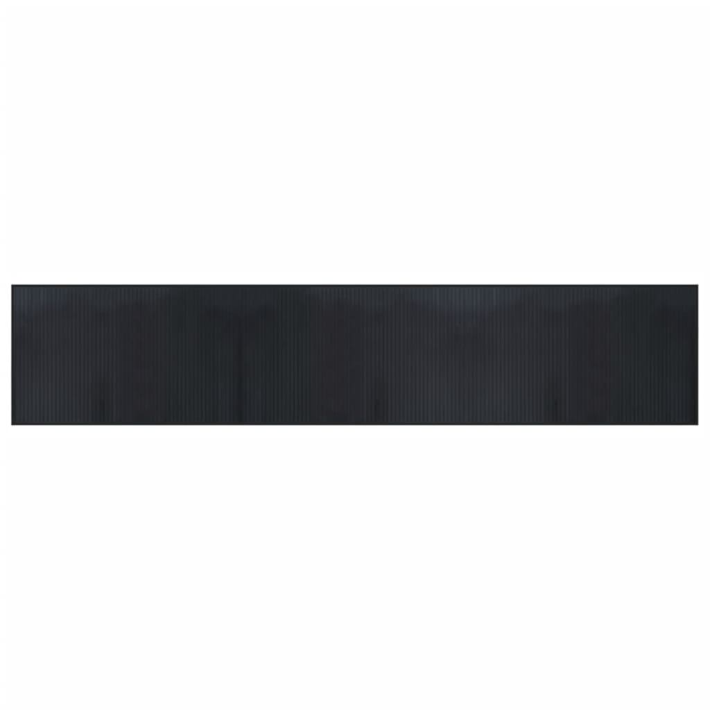 Vidaxx tapis rectangulaire 60x300 cm bambou noir