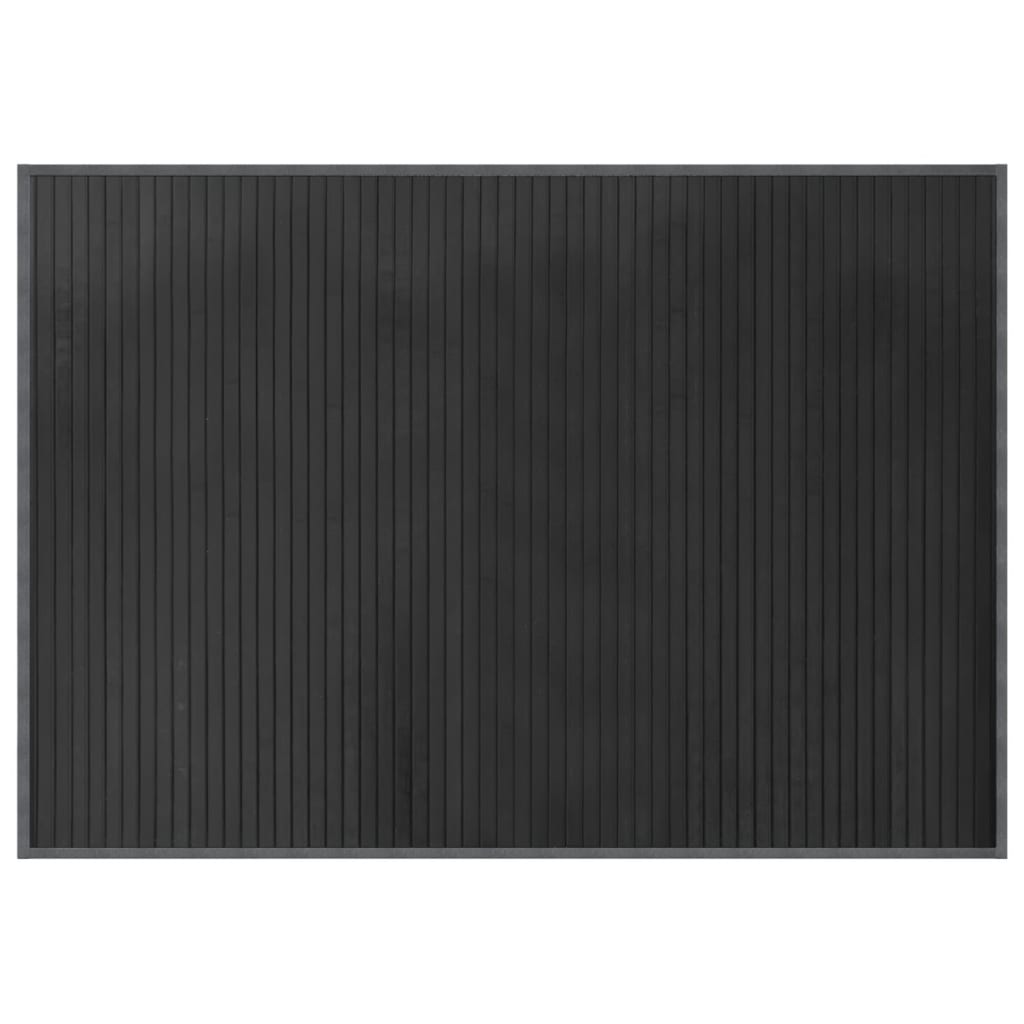 Vidaxx tapis rectangulaire 70x100 cm bambou gris