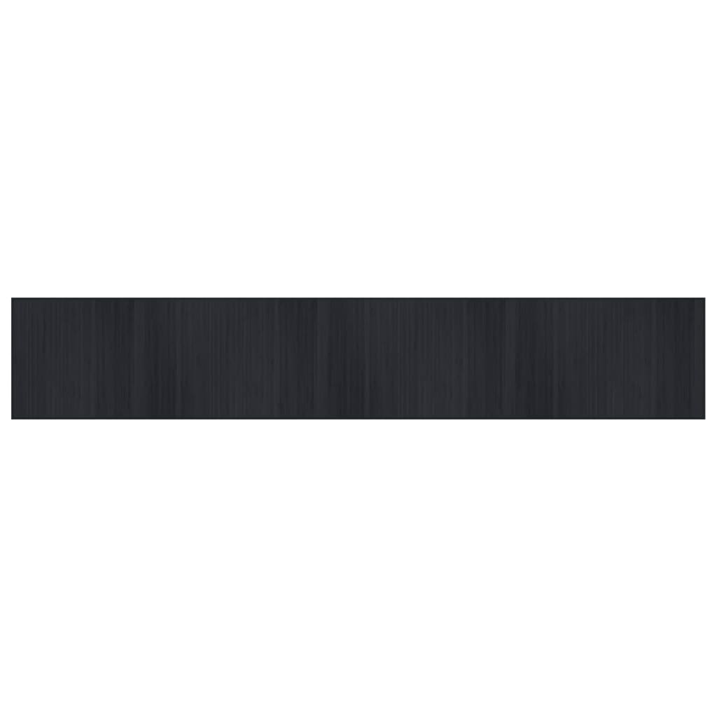 Vidaxx tapis rectangulaire 70x400 cm bambou noir