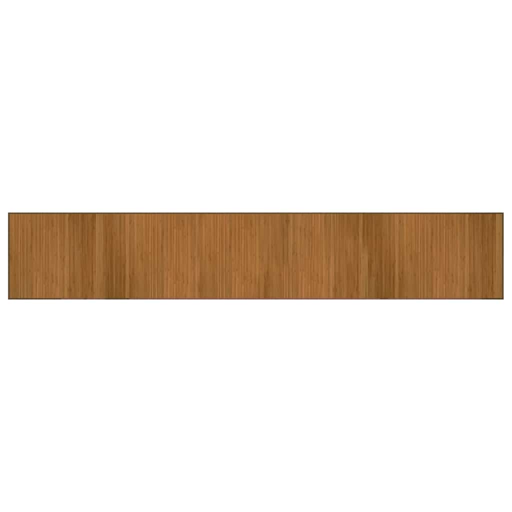 Vidaxx tapis rectangulaire 70x400 cm bambou marron