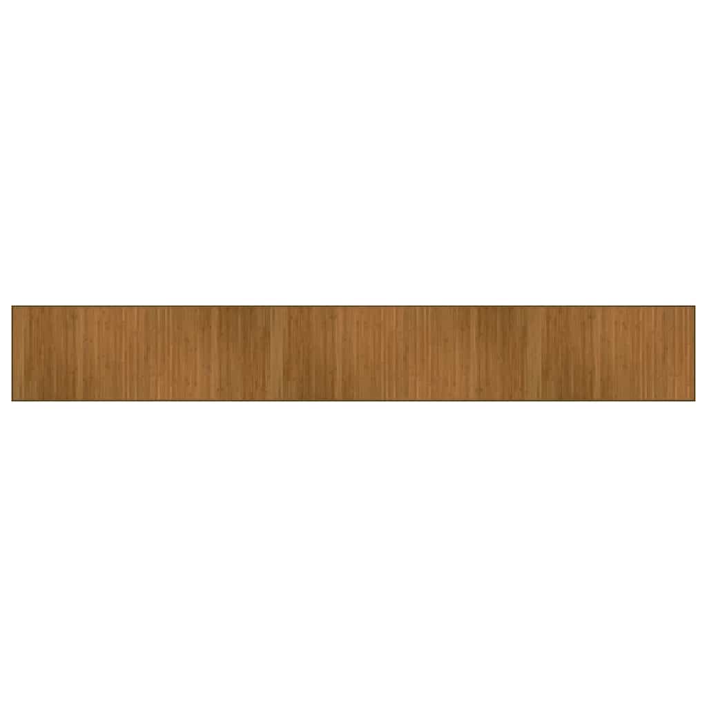 Vidaxx tapis rectangulaire 70x500 cm bambou marron