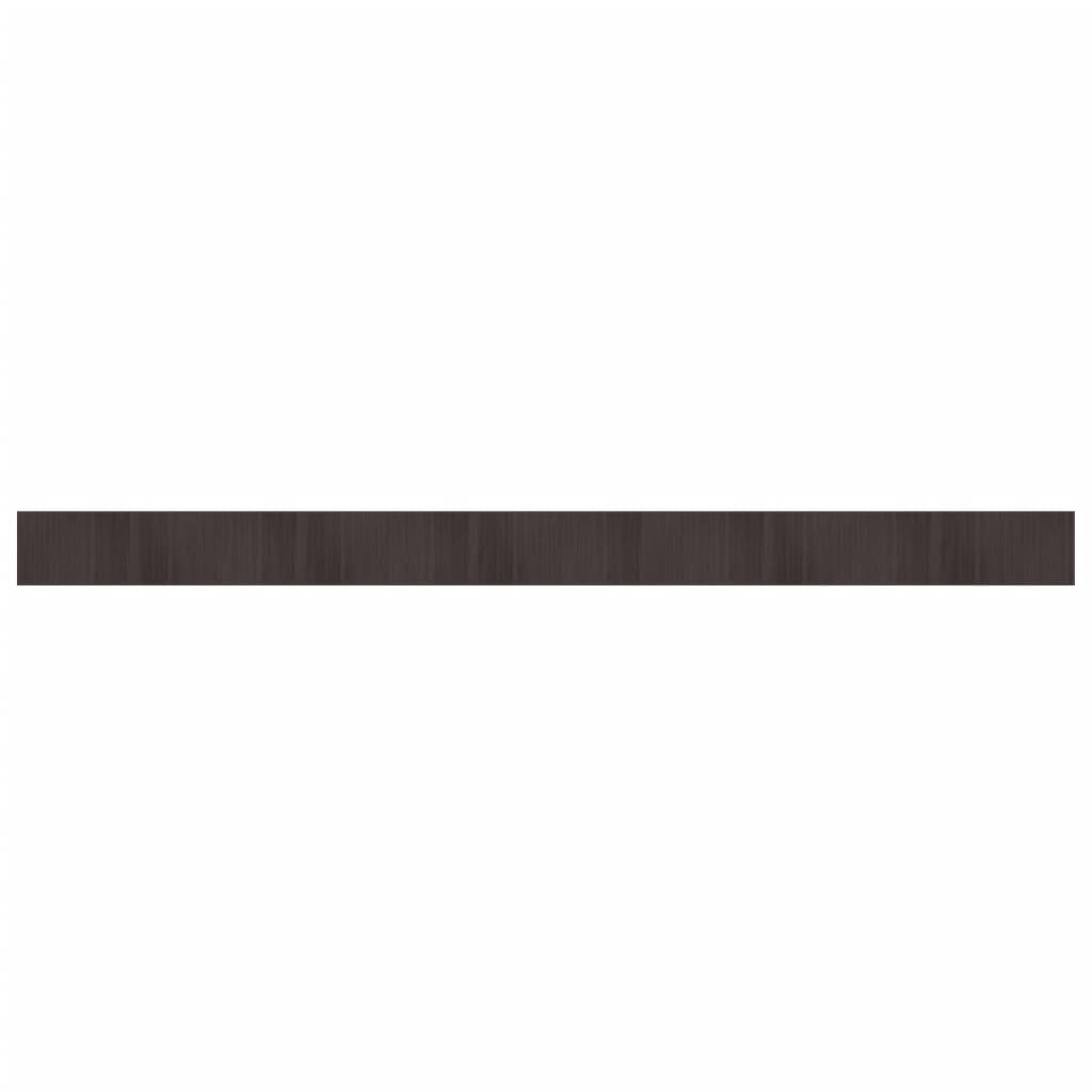 Vidaxx tapis rectangulaire 70x1000 cm bambou marron foncé