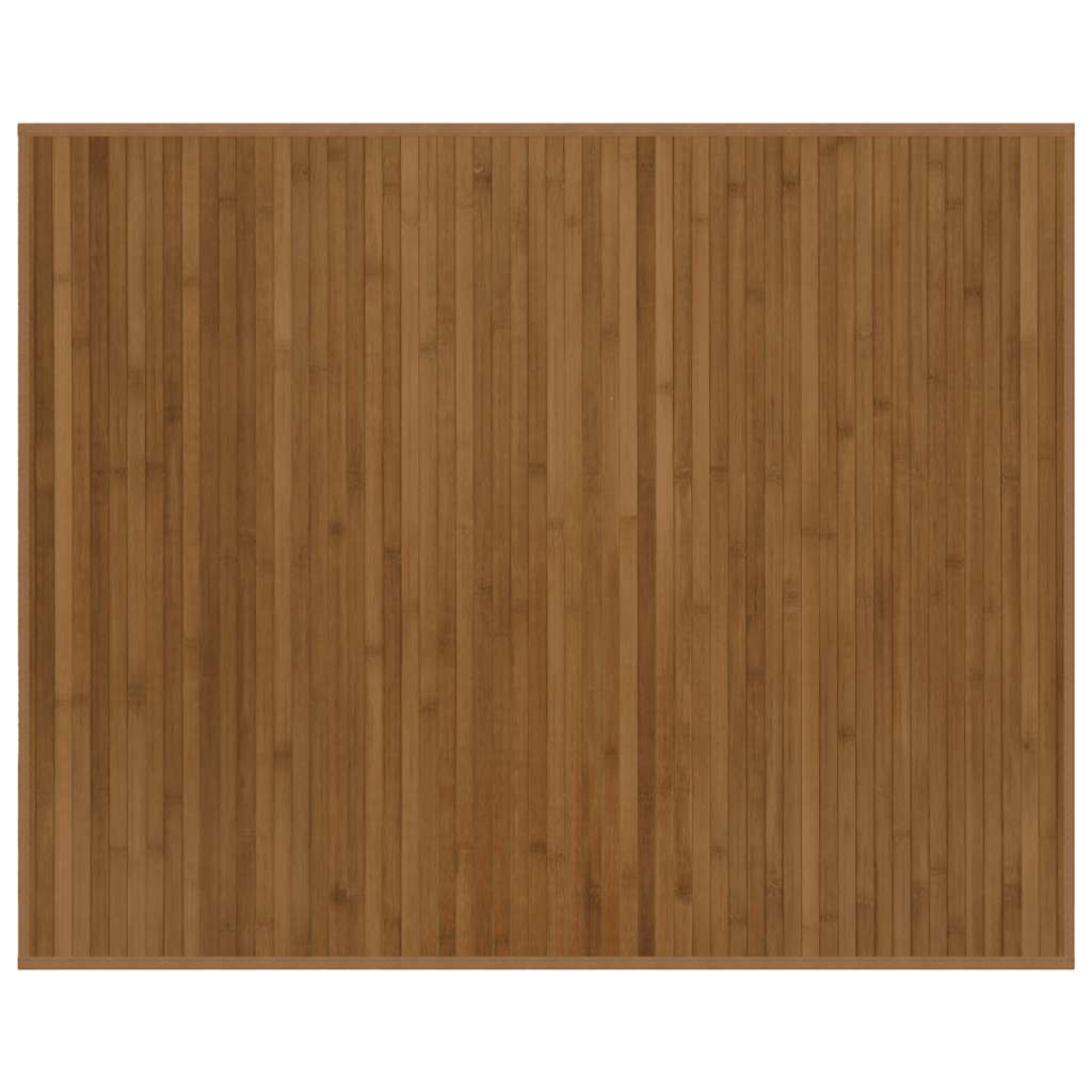 Vidaxx tapis rectangulaire 80x100 cm bambou marron