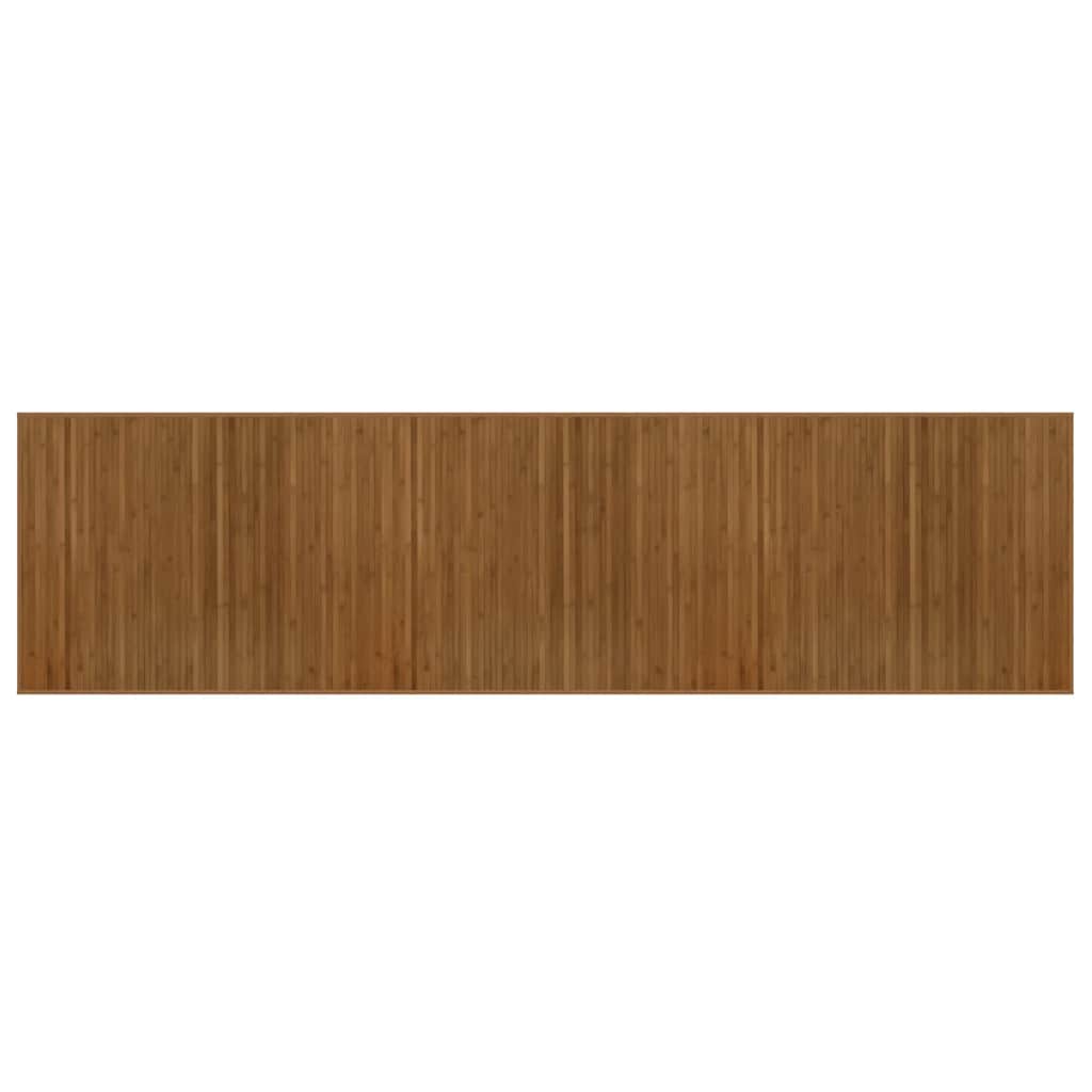Vidaxx tapis rectangulaire 80x300 cm bambou marron