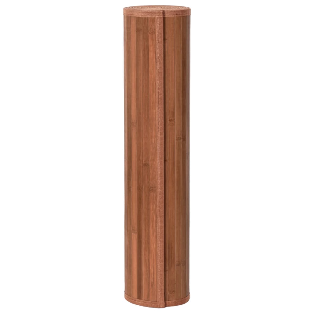 Vidaxx tapis rectangulaire 80x500 cm bambou marron