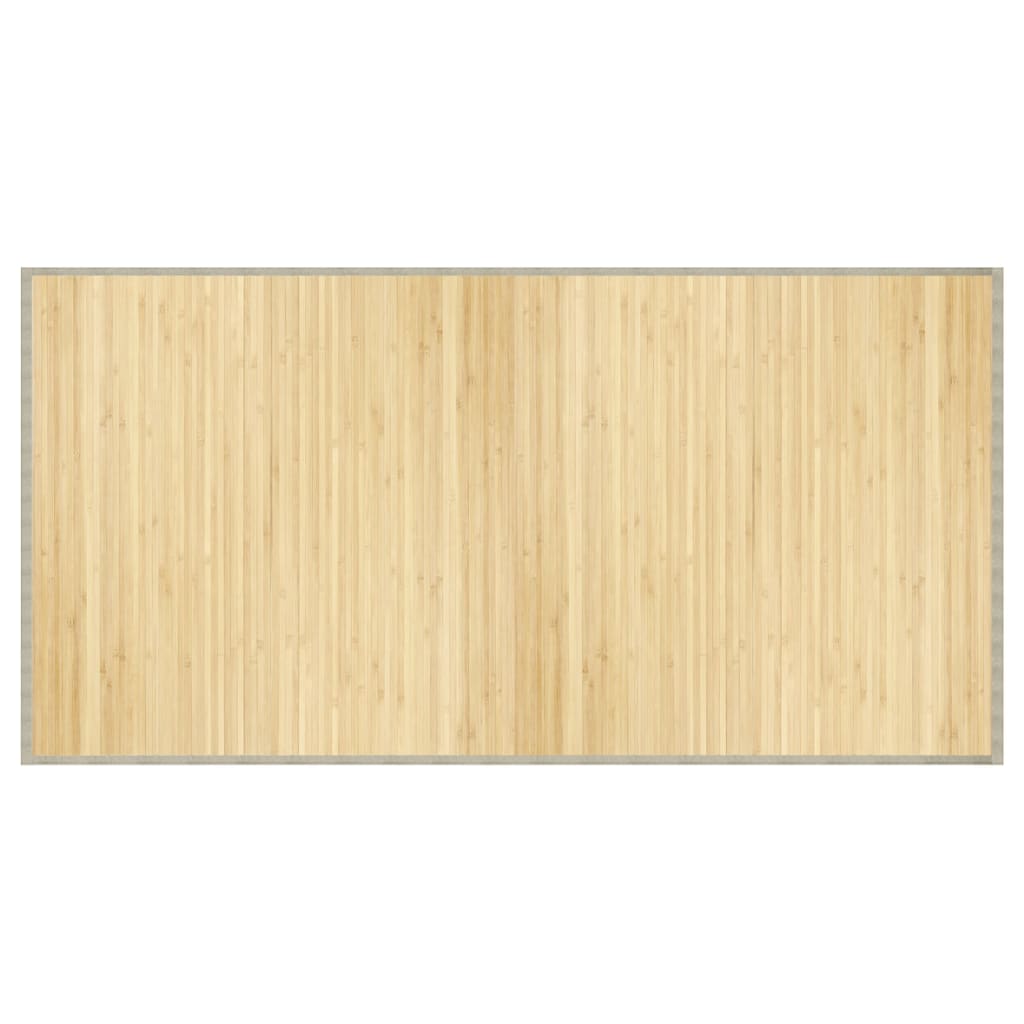 Vidaxx tapis rectangulaire 100x200 cm bambou naturel clair