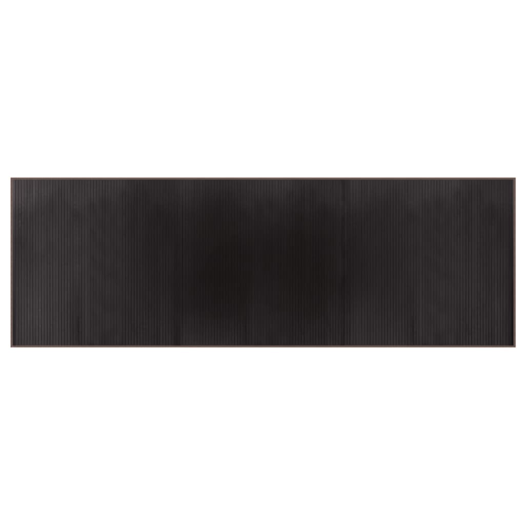 Vidaxx tapis rectangulaire 100x300 cm bambou marron foncé