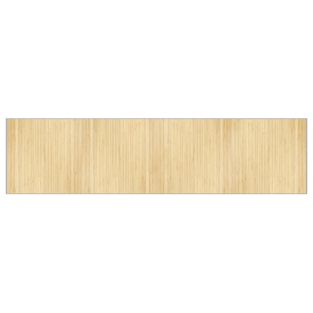 Vidaxx tapis rectangulaire 100x400 cm bambou naturel clair