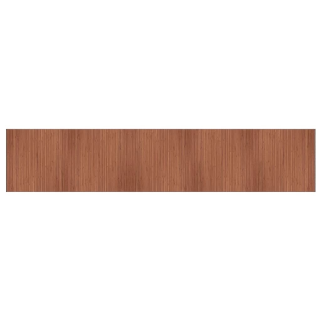 Vidaxx tapis rectangulaire 100x500 cm bambou marron
