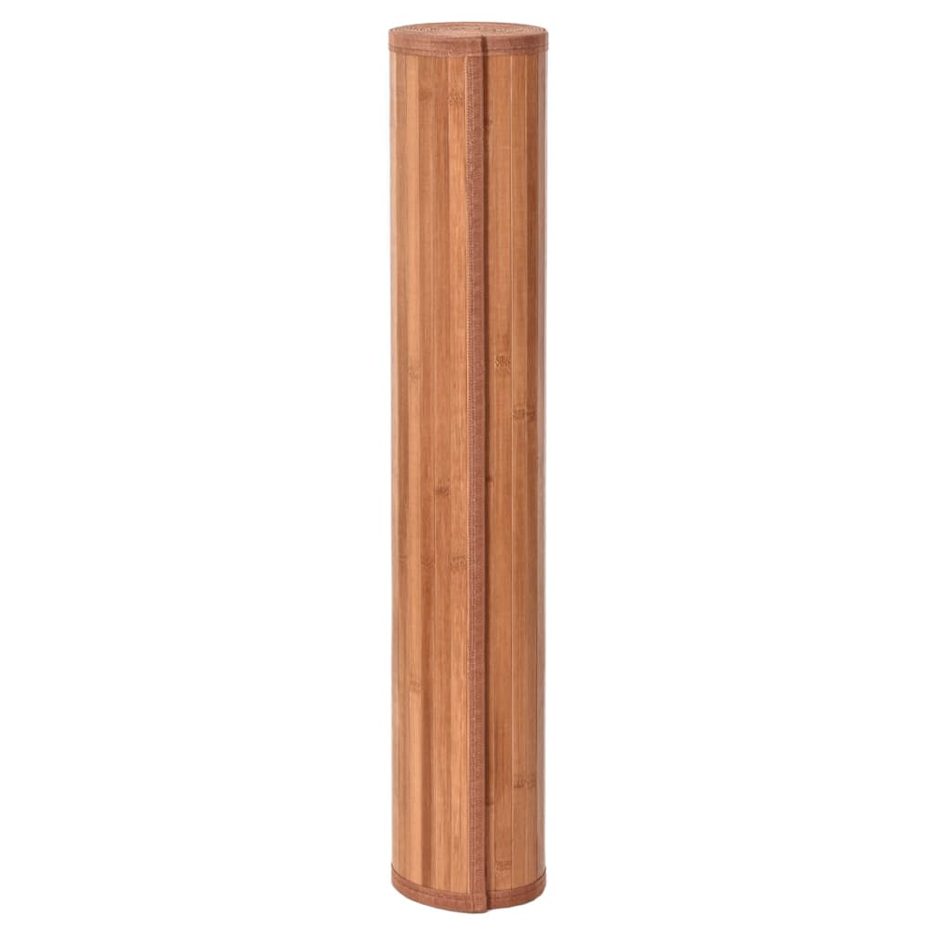 Vidaxx tapis rectangulaire 100x1000 cm bambou marron