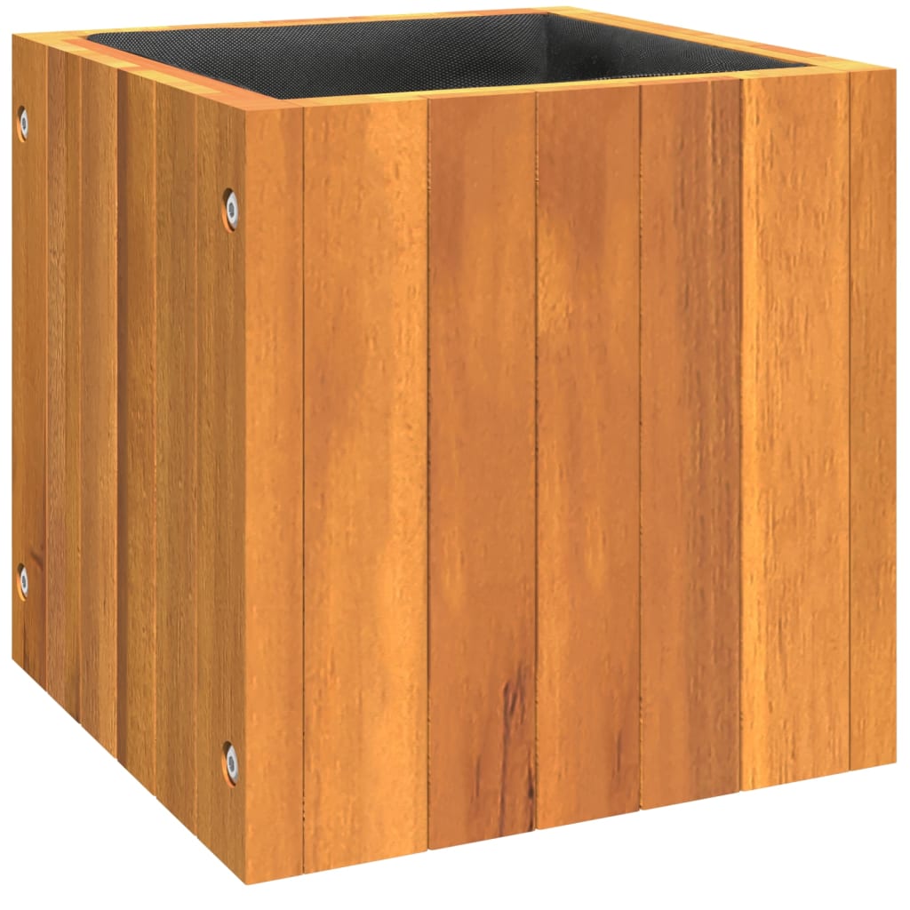 Jardinière Vidaxx 25x25x25 cm bois d'acacia massif