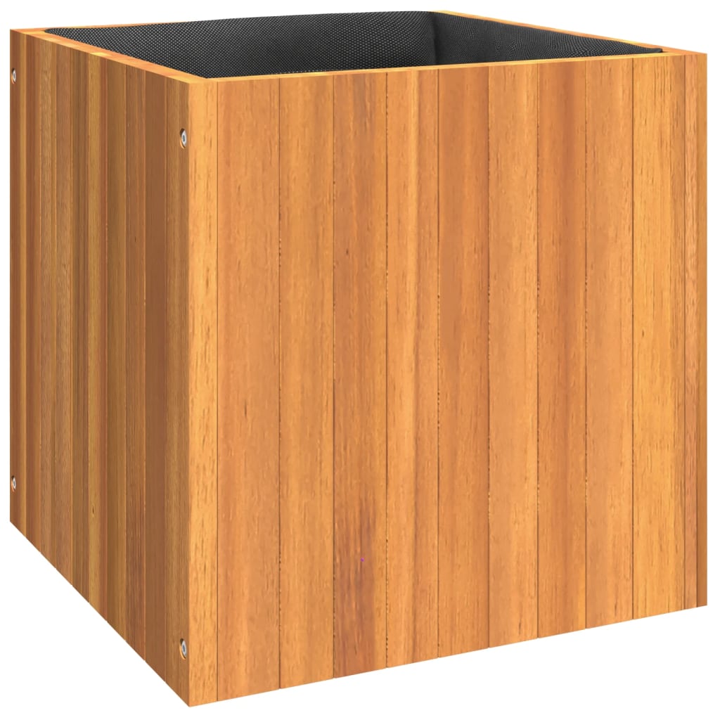 Jardinière Vidaxx 45x45x45 cm bois d'acacia massif