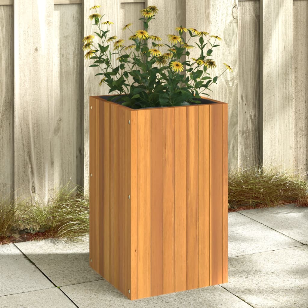 Jardinière Vidaxx 35x35x60 cm bois d'acacia massif