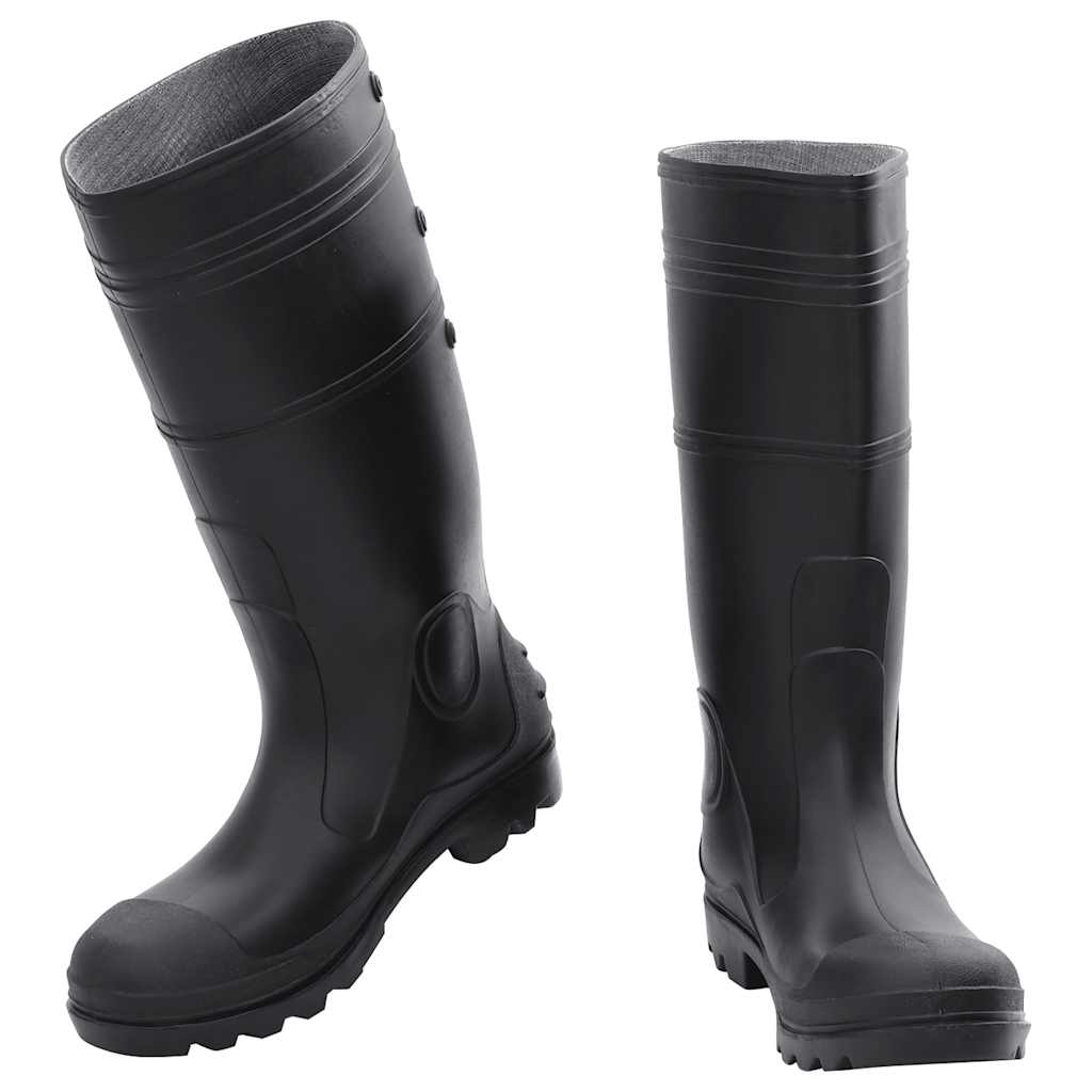 VidaXL bottes de pluie taille 42 PVC noir