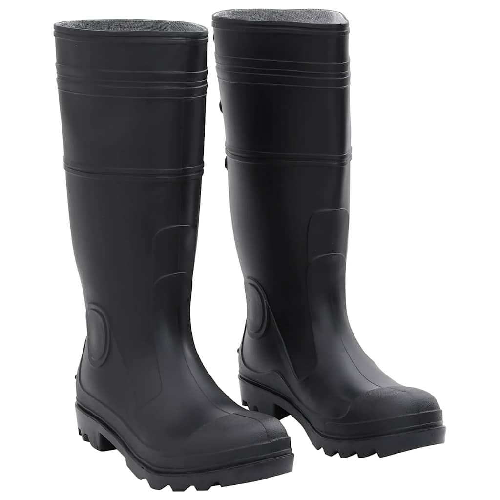 VidaXL bottes de pluie taille 43 PVC noir