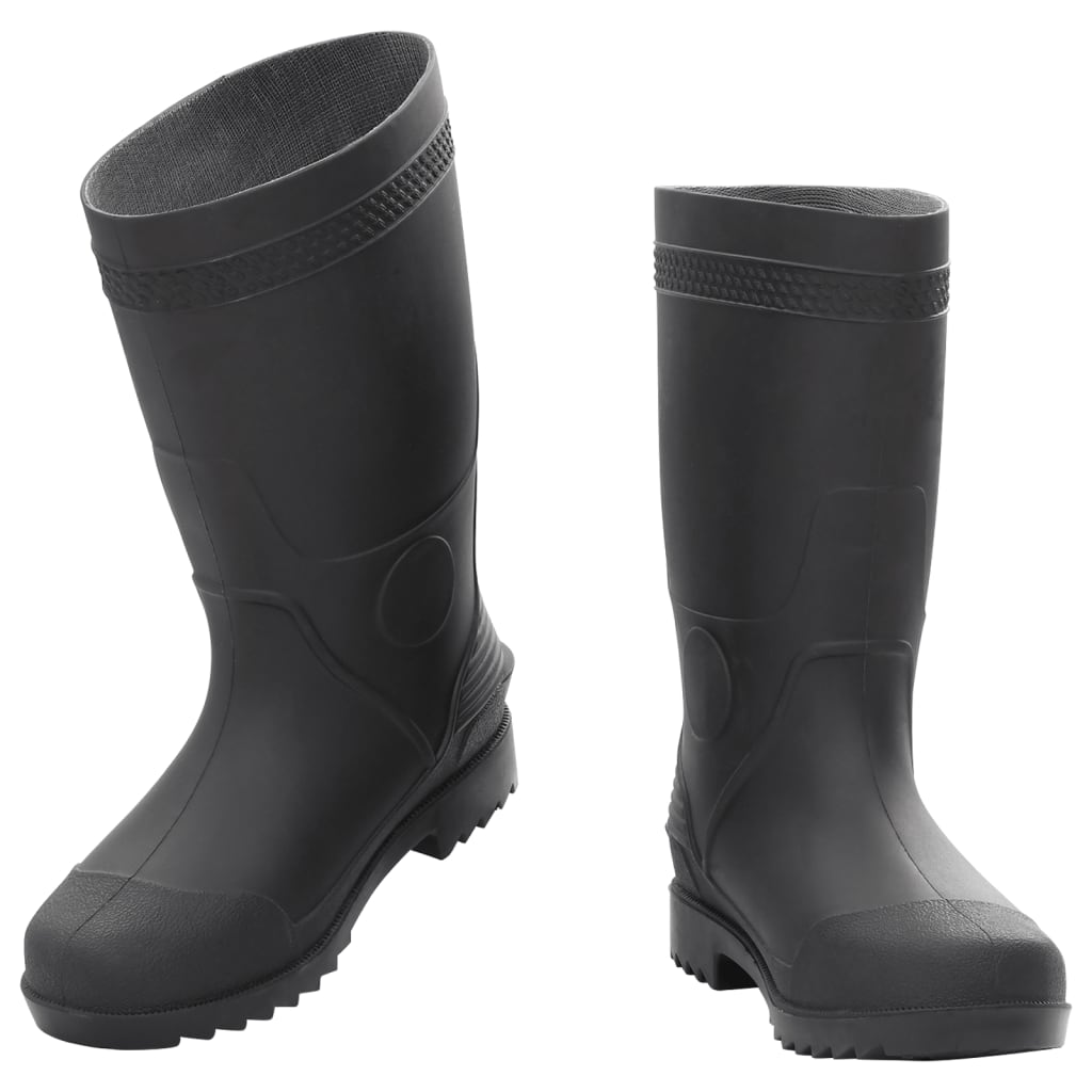 VidaXL bottes de pluie taille 40 PVC noir