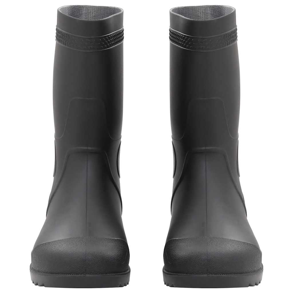 VidaXL bottes de pluie taille 46 PVC noir