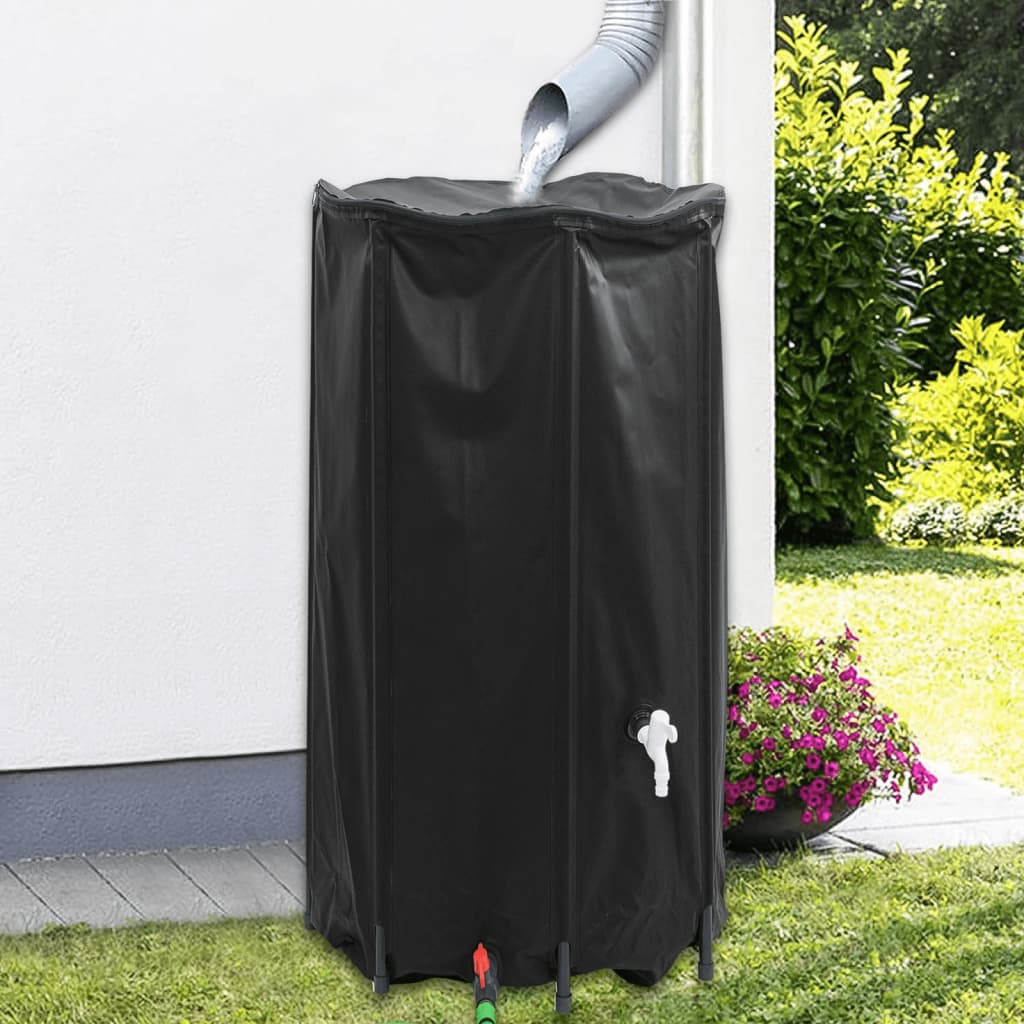 Réservoir d'eau VidaXL avec robinet pliable 380 l PVC