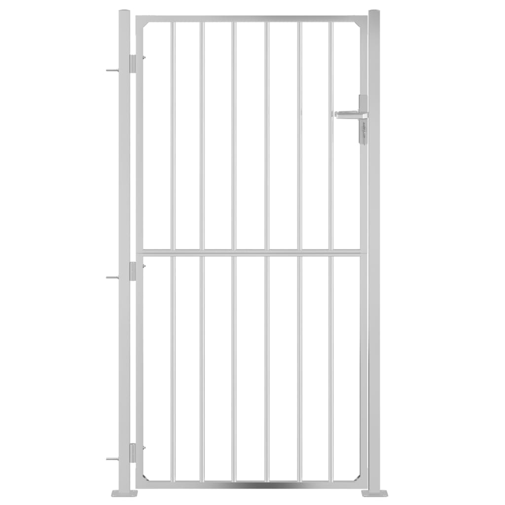 VidaXL Portail 100x180 cm en acier inoxydable