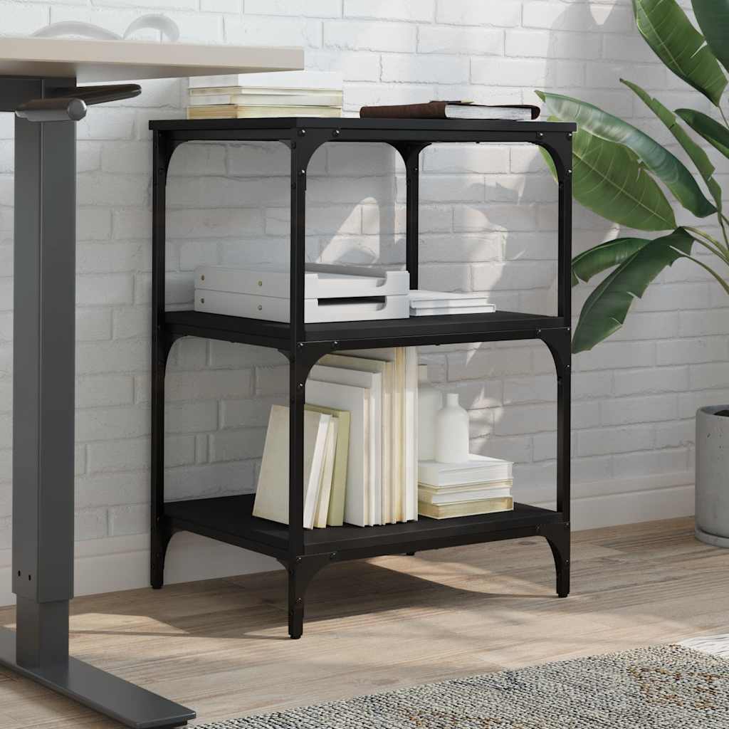 Vidaxx armoire d'imprimante 3 couches 50x41x75 cm bois traité noir