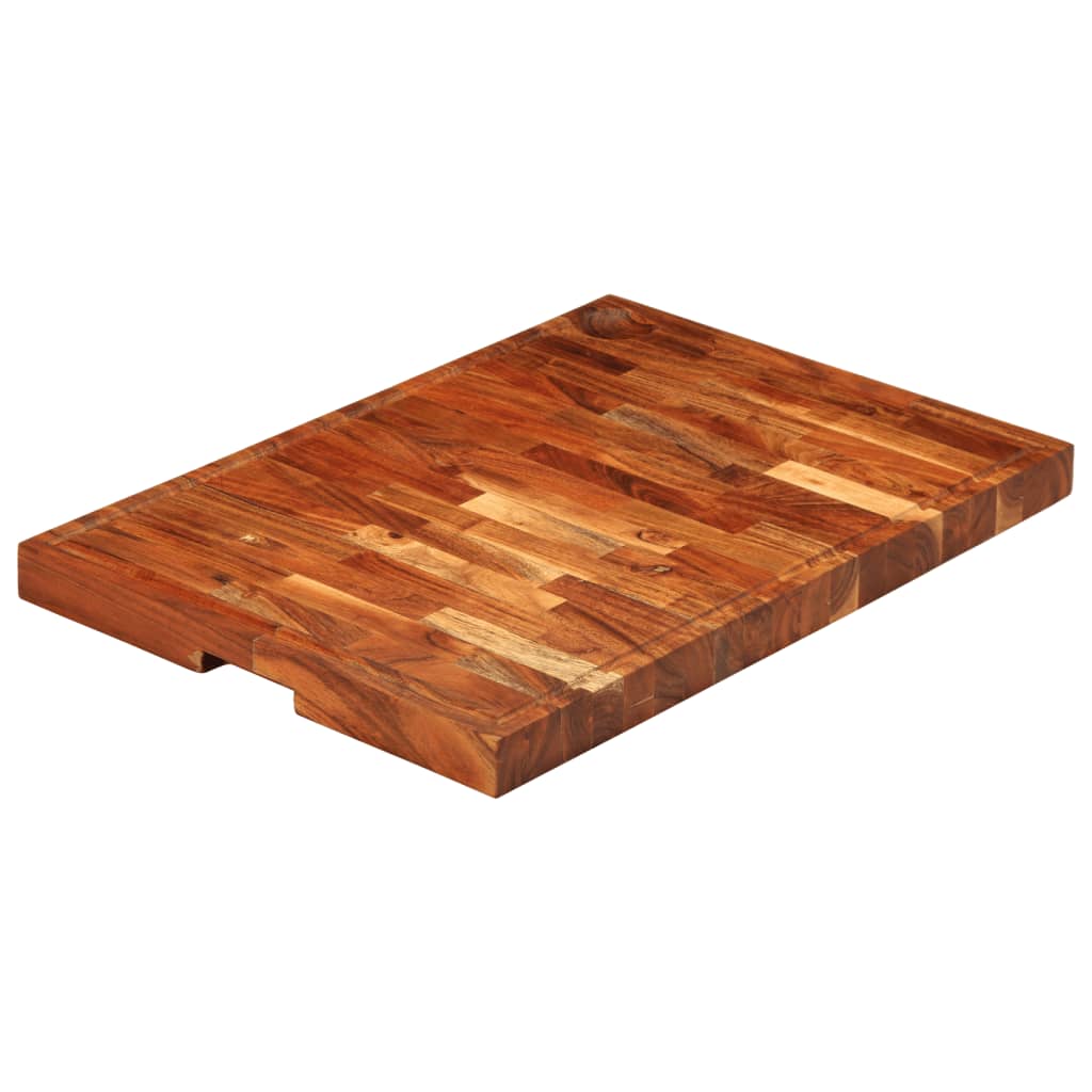 VidaXL Bloc à découper 60x42x4 cm bois d'acacia massif