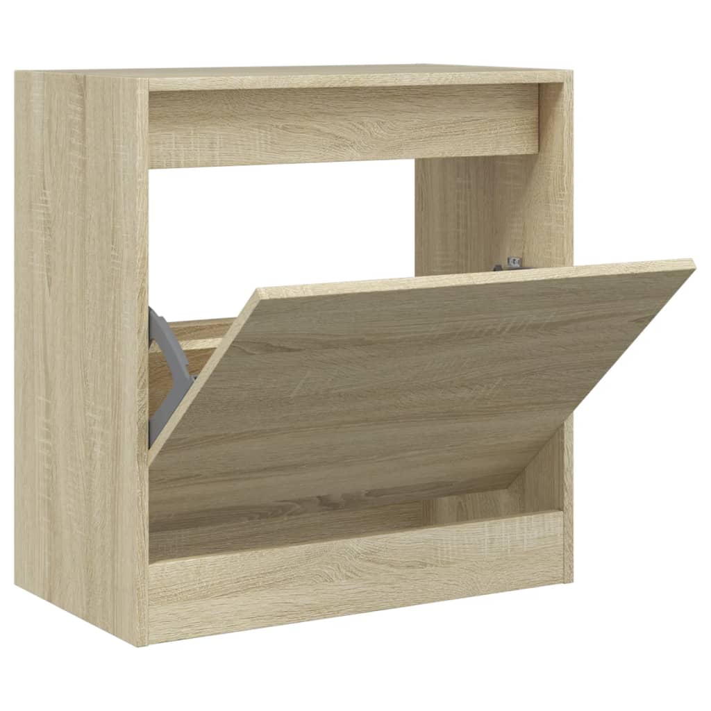 Vidaxx meuble à chaussures 60x34x63,5 cm en dérivé du bois couleur chêne sonoma