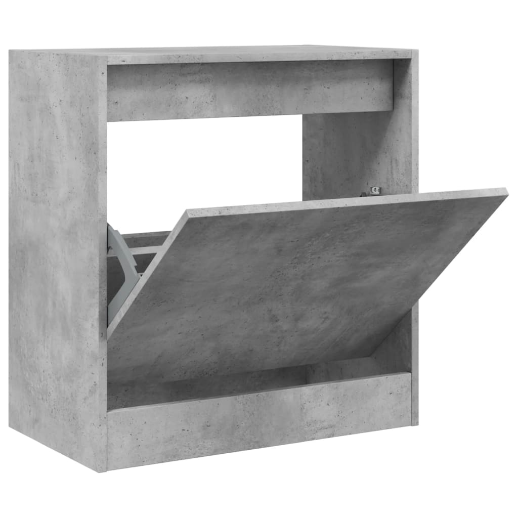 Vidaxx meuble à chaussures 60x34x63,5 cm bois d'ingénierie gris béton