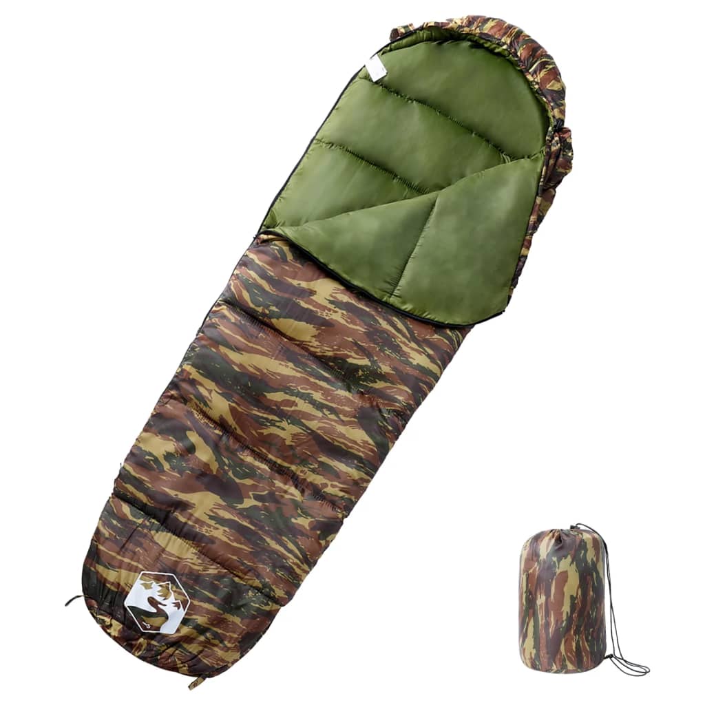 VidaXL sac de couchage momie pour adultes 3 saisons