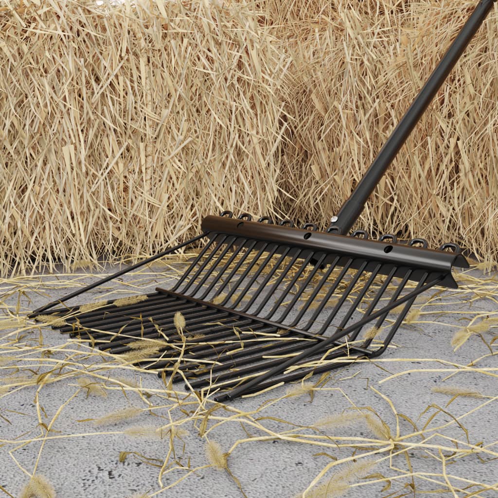 Tête de fourche VidaXL avec 18 dents en acier noir