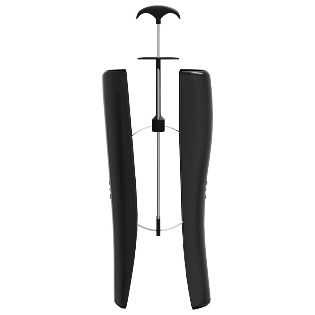 Vidaxl shapers de bottes pour bottes d'équitation 1 paire pp et acier noir