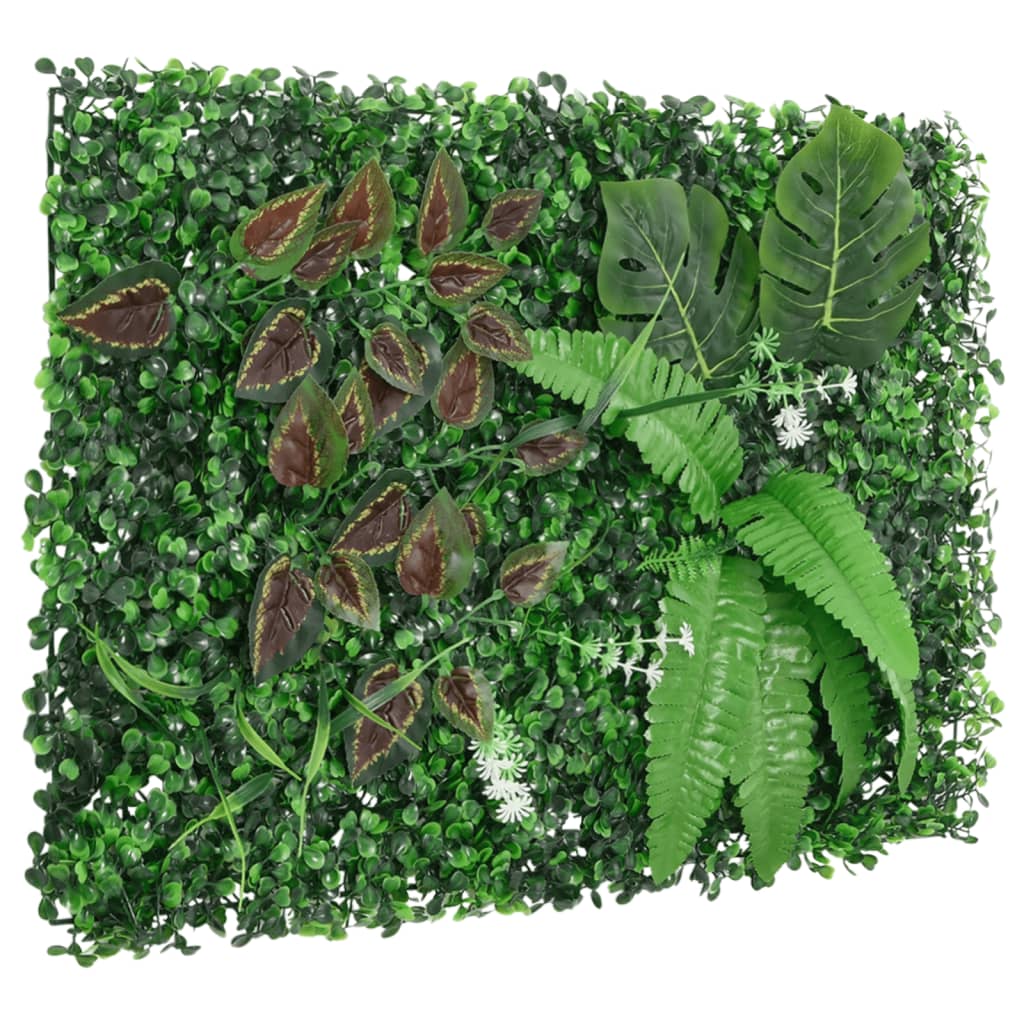 VidaXL clôture avec plantes artificielles 24 pcs 40x60 cm vert
