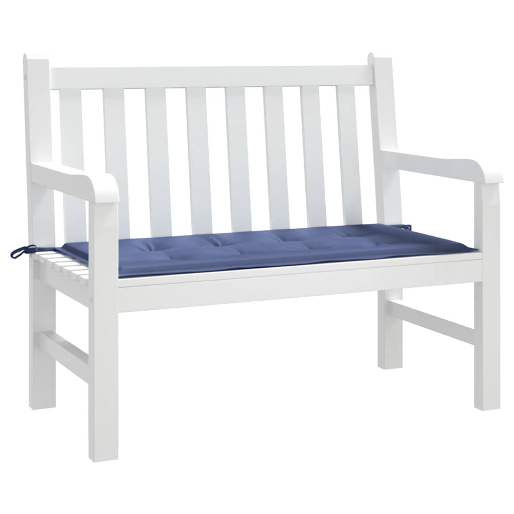 Vidaxx coussin de banc de jardin 100x50x4 cm tissu oxford bleu marine