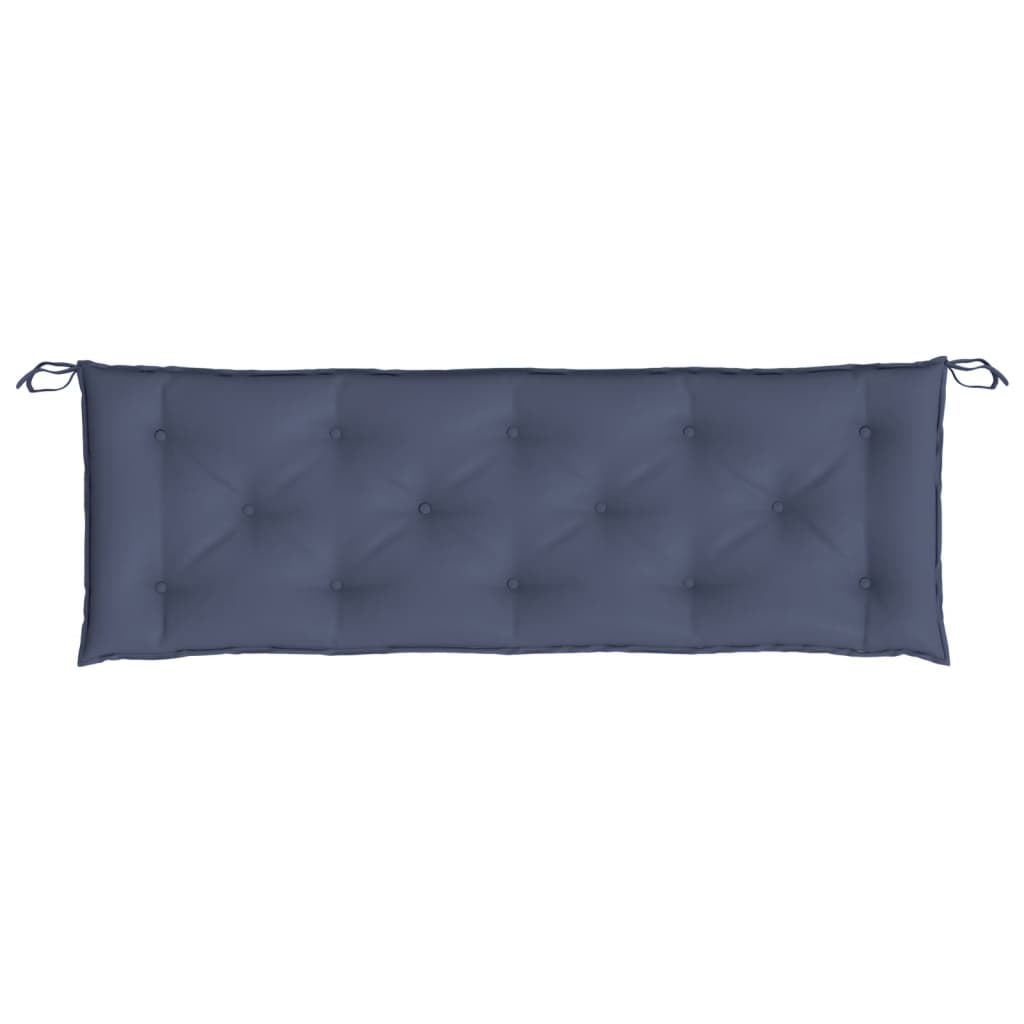 Vidaxx coussin de banc de jardin 150x50x7 cm tissu oxford bleu marine