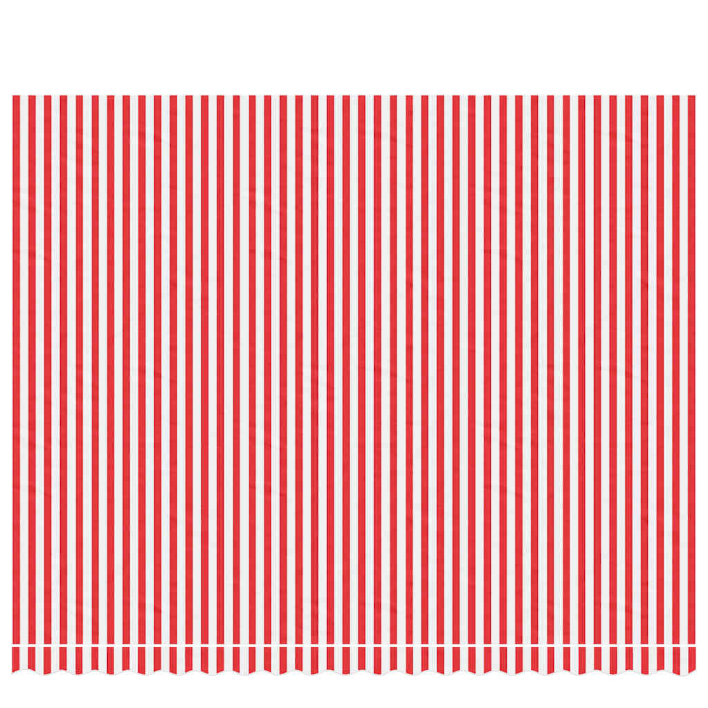 Vidaxx toile de remplacement pour auvent rayé 4,5x3,5 m rouge et blanc