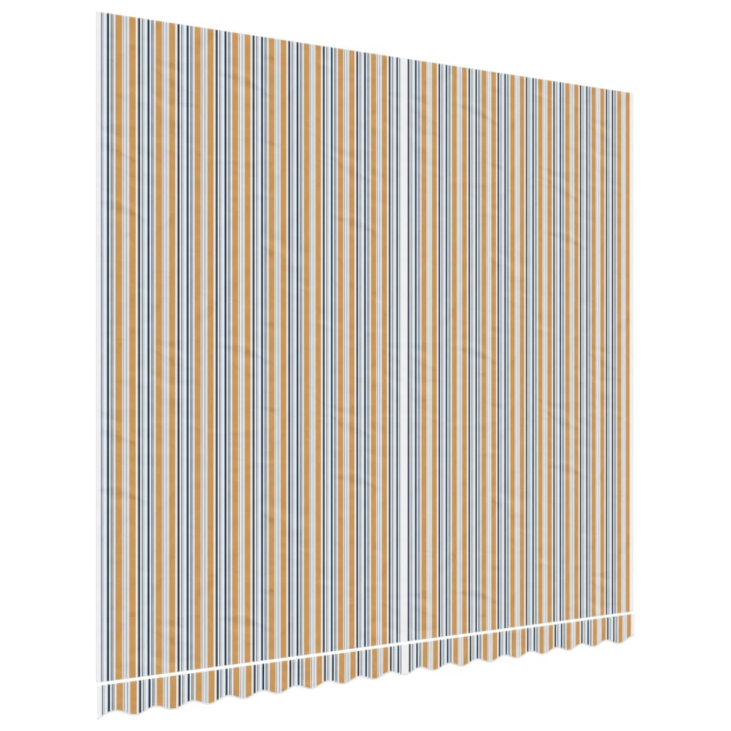 Vidaxx toile de remplacement pour auvent rayé 4x3,5 m multicolore