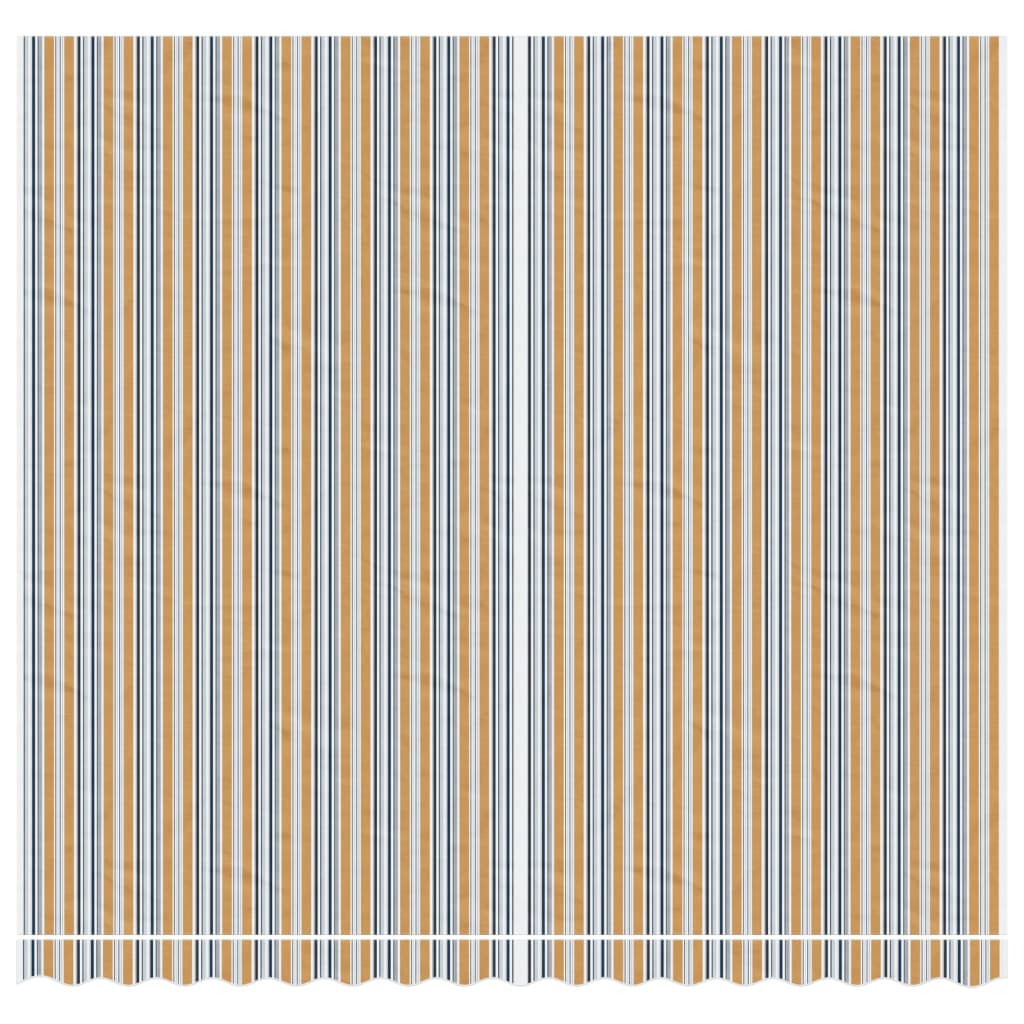 Vidaxx toile de remplacement pour auvent rayé 4x3,5 m multicolore