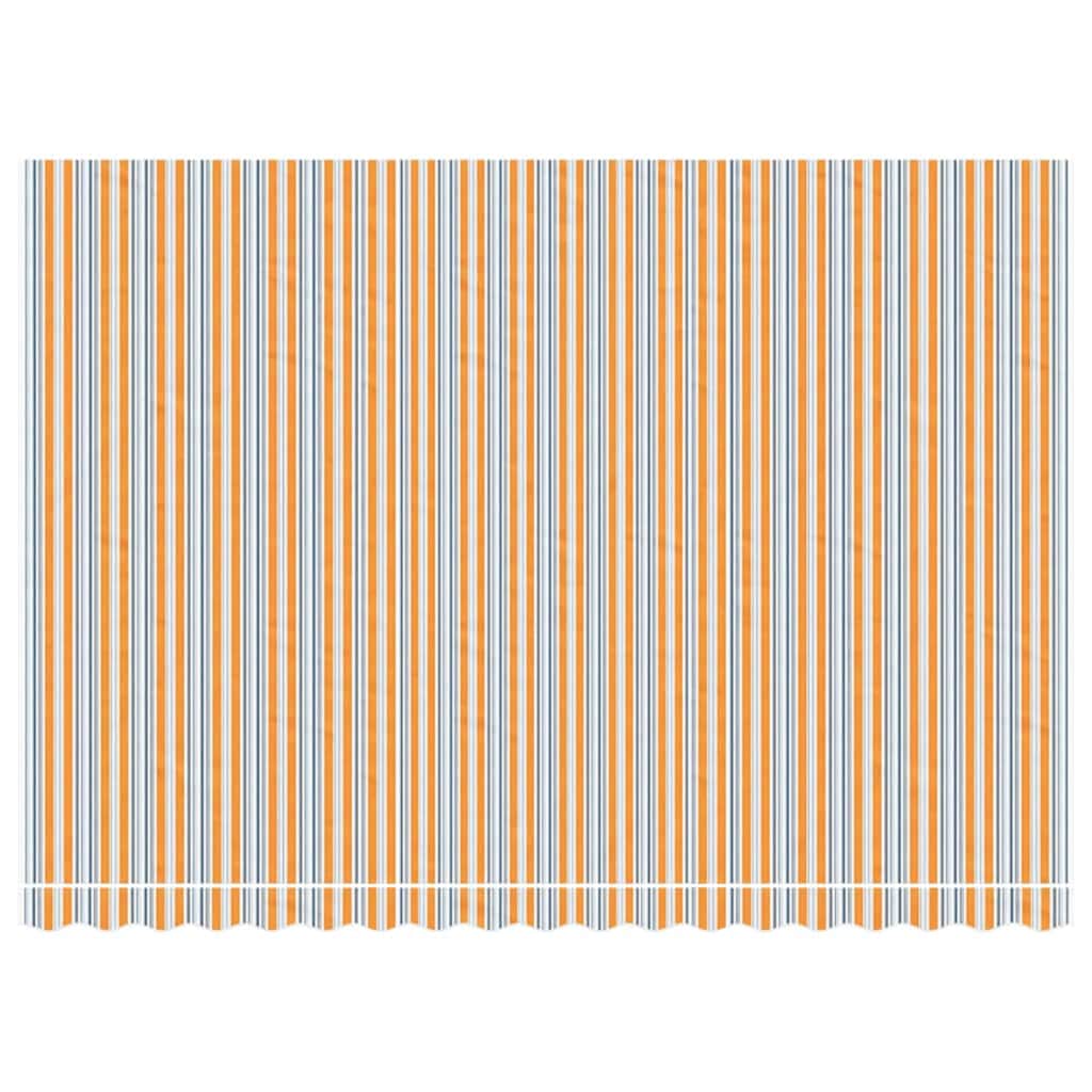 Vidaxx toile de remplacement pour auvent rayé 4,5x3 m multicolore
