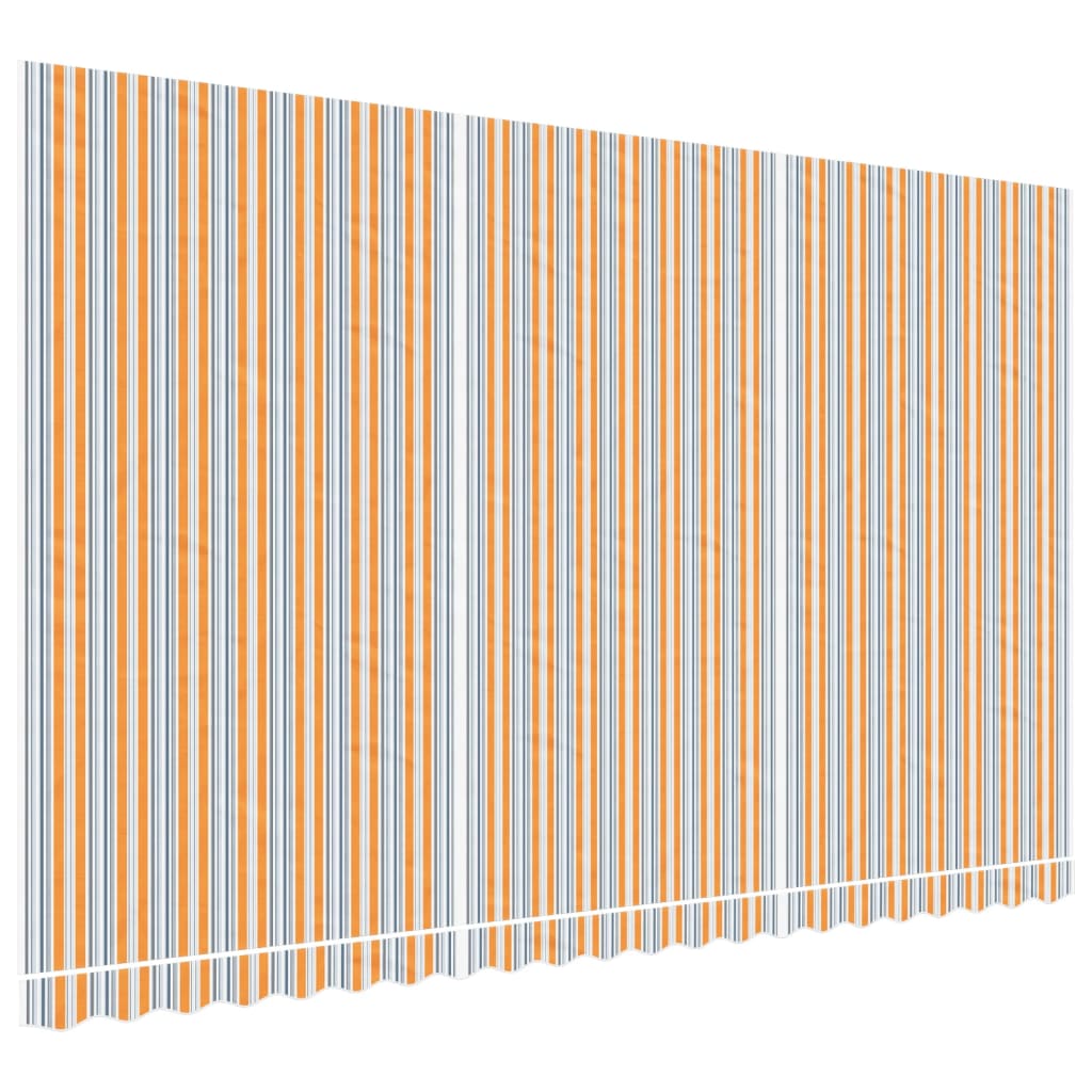 Vidaxx toile de remplacement pour auvent rayé 5x3 m multicolore