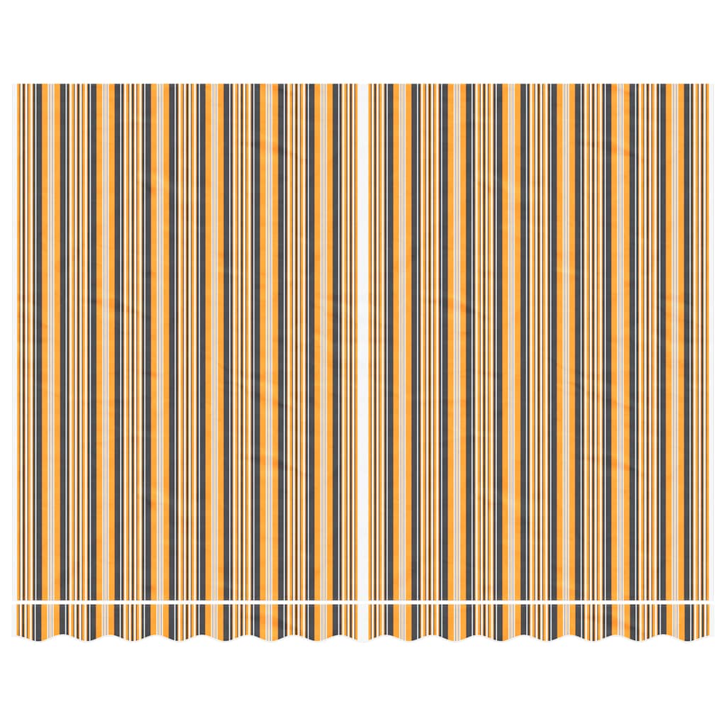 Vidaxx toile de remplacement pour auvent rayé 3,5x2,5 m multicolore