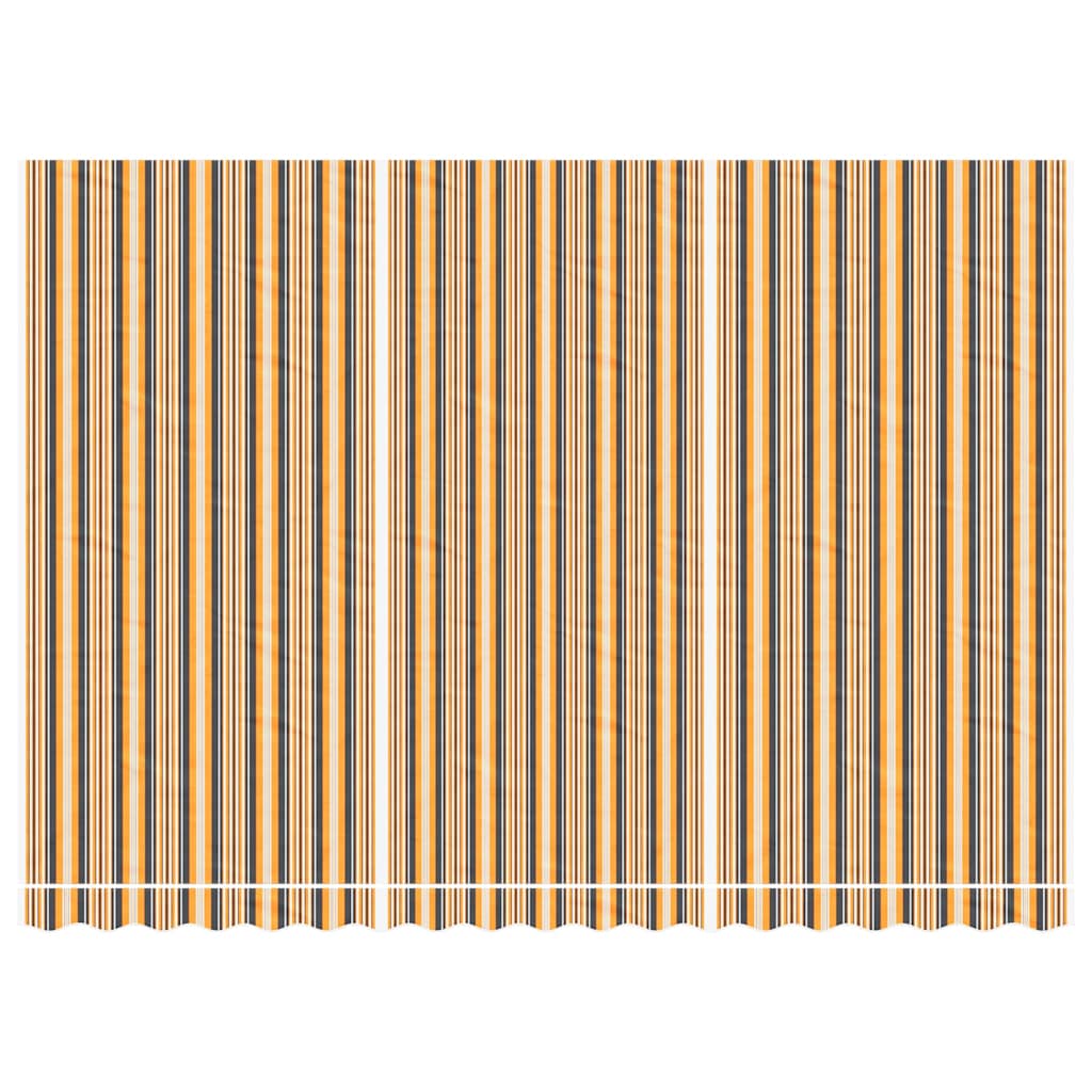 Vidaxx toile de remplacement pour auvent rayé 4,5x3 m multicolore
