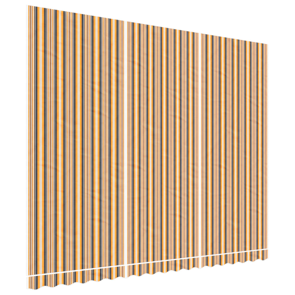 Vidaxx toile de remplacement pour auvent rayé 4,5x3,5 m multicolore